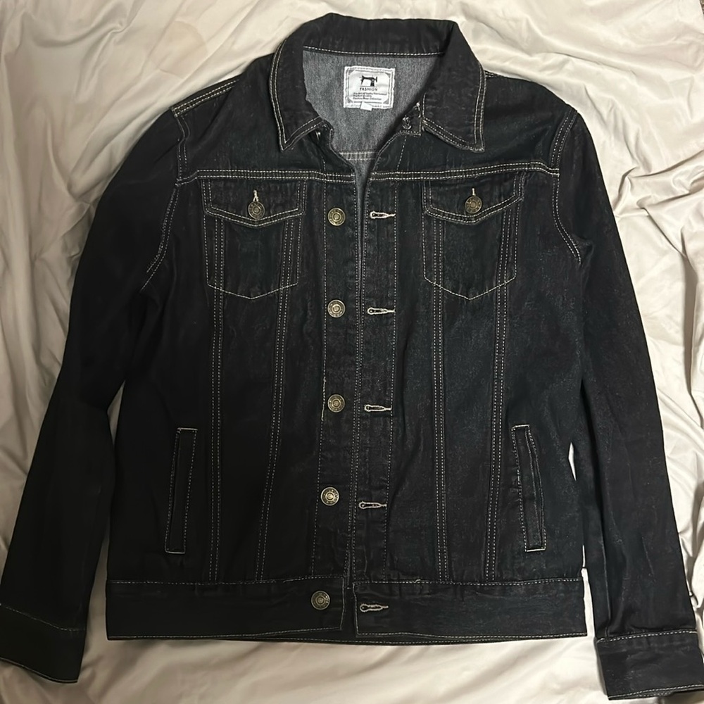 Black jean jacket